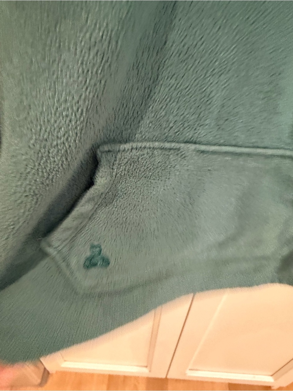 GAP 3t Kids Forest Green Fleece Pullover - Picture 3 of 4